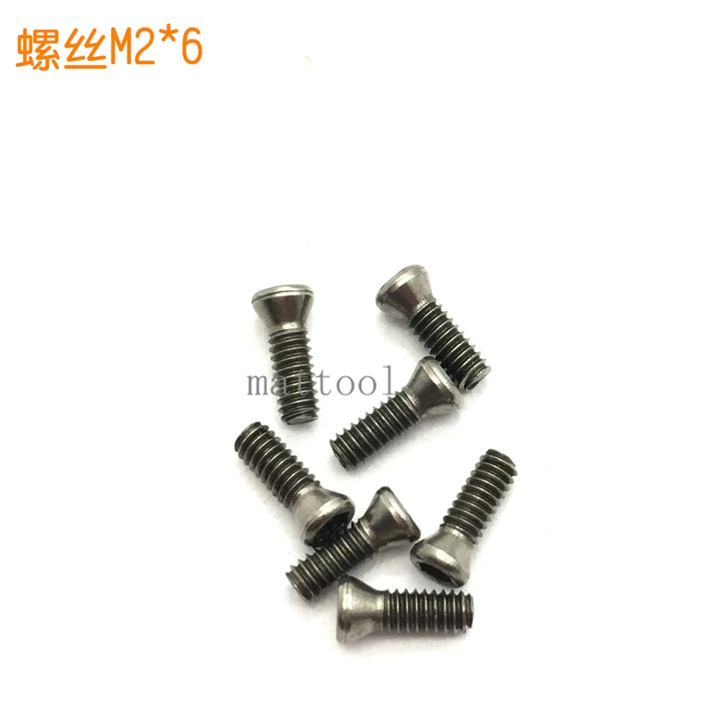 100PCS M2 * 6 CNC Tool Accessories Plum Screws Carbide Blade Screws Accessories M2 * 6mm
100PCS M2 * 6 CNC Tool Accessories Plum Screws Carbide Blade Screws Accessories M2 * 6mm