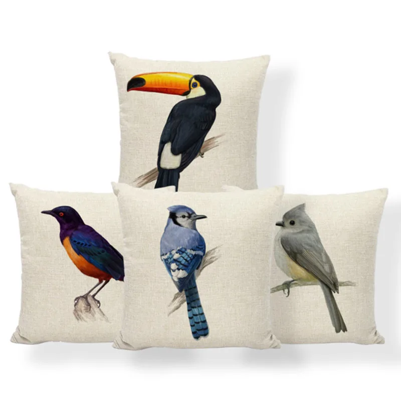 Goldfinch Macaw Toucan Cushion Covers Blue Jay Bird Pillow Nordic Style Hotel For Kids Pillowslip Covers Small Burlap Colorful
Goldfinch Macaw Toucan Cushion Covers Blue Jay Bird Pillow Nordic Style Hotel For Kids Pillowslip Covers Small Burlap Colorful