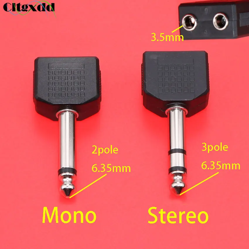 cltgxdd Mono or Stereo 6.35mm male plug to two 3.5mm female jack headphone Mic Converter 1 points 2 male to female audio adapter
cltgxdd Mono or Stereo 6.35mm male plug to two 3.5mm female jack headphone Mic Converter 1 points 2 male to female audio adapter