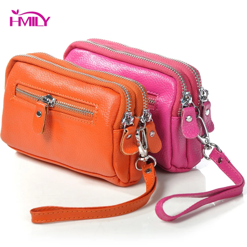 HMILY Women Clutch Bag Genuine Leather Female Hand Bag Leisure Casual Bag Ladies Double Zipper Phone Bag Large Capacity Wallet
HMILY Women Clutch Bag Genuine Leather Female Hand Bag Leisure Casual Bag Ladies Double Zipper Phone Bag Large Capacity Wallet