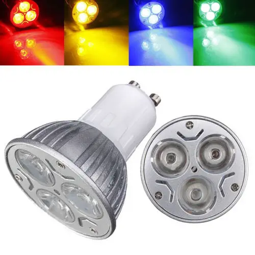 Big Promotion GU10 3 LED Energy Saving Spotlight Down Light Home Lamp Bulb 85-265V White/Warm White/Red/Yellow/Blue/Green
Big Promotion GU10 3 LED Energy Saving Spotlight Down Light Home Lamp Bulb 85-265V White/Warm White/Red/Yellow/Blue/Green