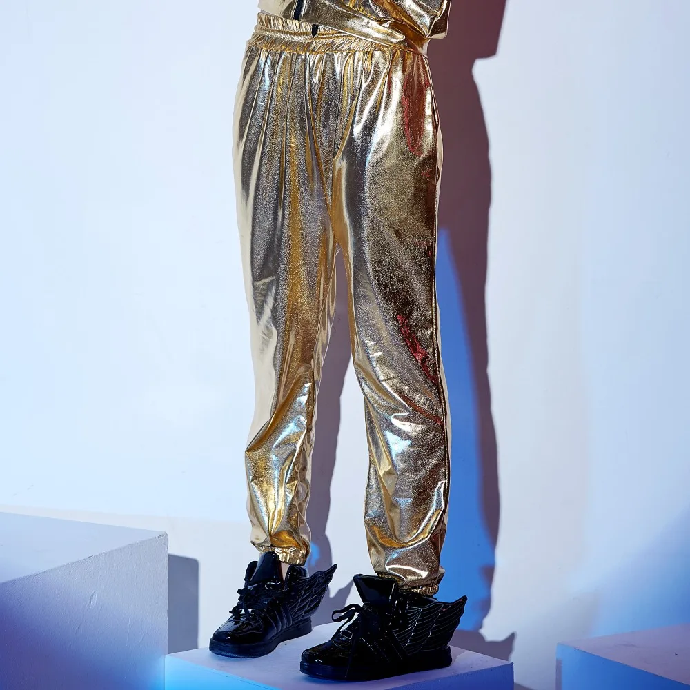 Fashion Stage Performance Jazz DS Dance Pant, Women Harem Pants, Unisex Gold Hip Hop Pants, Loose Sweatpants Hip-hop Trousers
Fashion Stage Performance Jazz DS Dance Pant, Women Harem Pants, Unisex Gold Hip Hop Pants, Loose Sweatpants Hip-hop Trousers