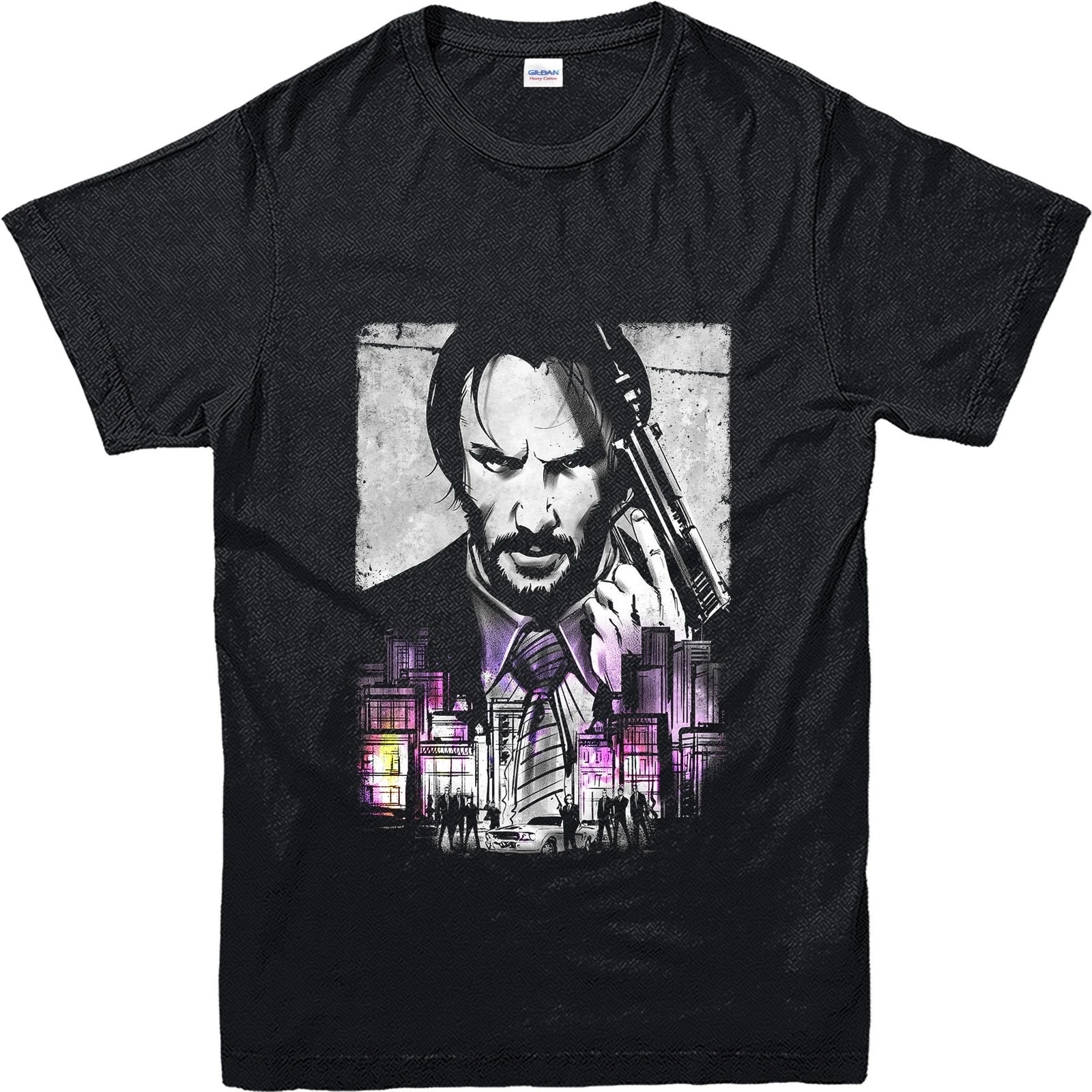 Men's Fashion T-Shirt John Wick Keanu Reeves City Poster T-Shirt Men Cotton T Shirt Funny Shirts
Men's Fashion T-Shirt John Wick Keanu Reeves City Poster T-Shirt Men Cotton T Shirt Funny Shirts