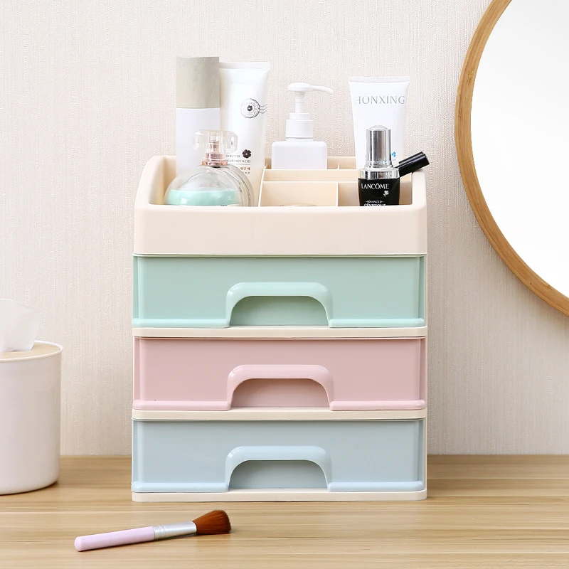 Creative Desktop Cosmetic Storage Box European Dresser Skincare Rack Mask Drawer Finishing Box
Creative Desktop Cosmetic Storage Box European Dresser Skincare Rack Mask Drawer Finishing Box