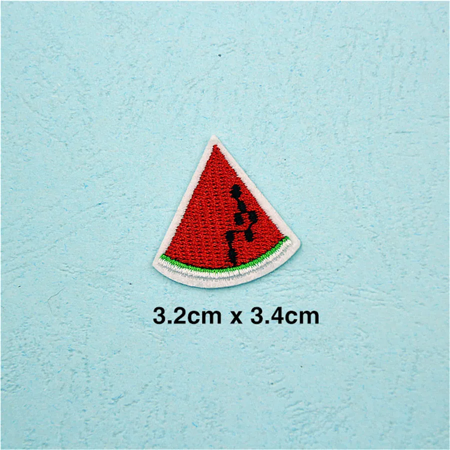 PF Fine Stripe Fruit Patch Pineapple Embroidery Patch for Clothing Applique Accessories Tops Bag Iron Patches Stickers TB211 us234