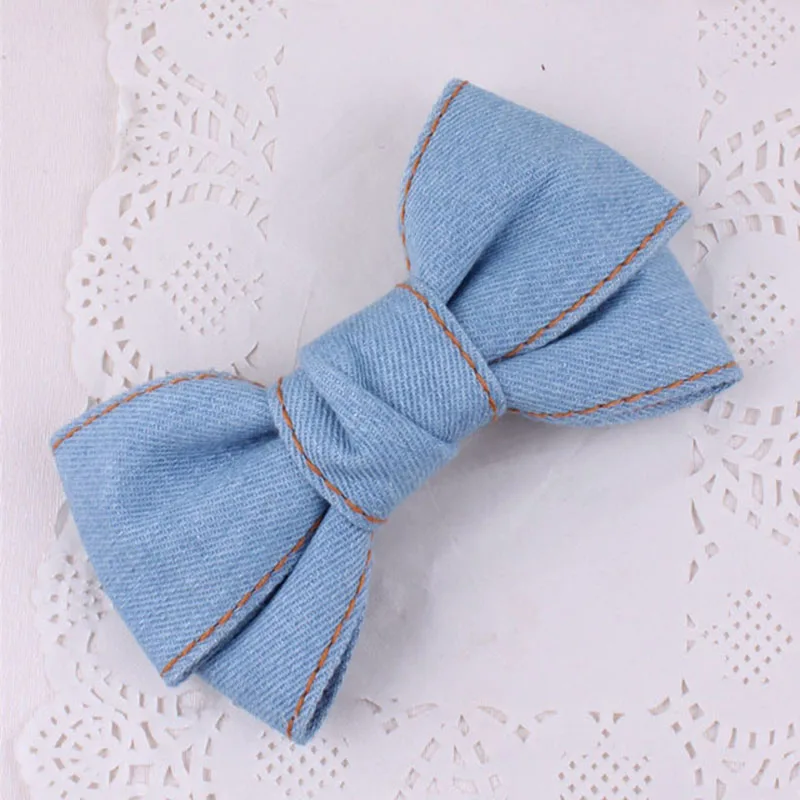 MeryYuer Fashion Korean Blue Jeans Big Bowknot Hairpins Handmade Blue Denim Hair Clips Girls Women Barrettes Hair Accessories
MeryYuer Fashion Korean Blue Jeans Big Bowknot Hairpins Handmade Blue Denim Hair Clips Girls Women Barrettes Hair Accessories