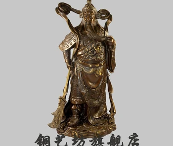 15''China Warrior Guardian Ancient General Guangong Guan Yu Dragon Bronze Statue
15''China Warrior Guardian Ancient General Guangong Guan Yu Dragon Bronze Statue