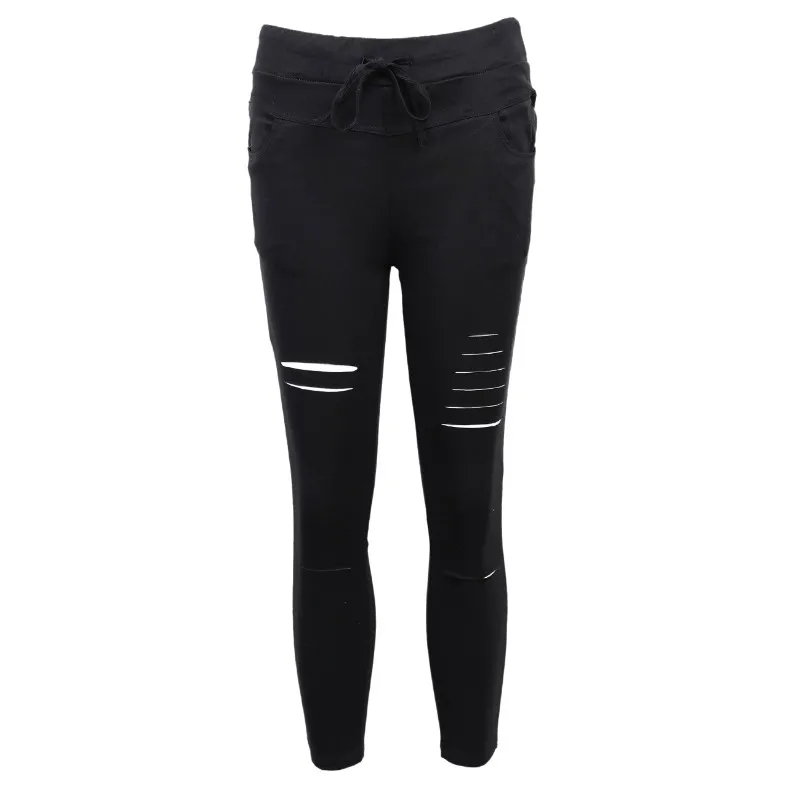 Hot Skinny Jeans Women Denim Pants Holes Destroyed Knee Pencil Pants Casual Trousers Black White Stretch Ripped Jeans
Hot Skinny Jeans Women Denim Pants Holes Destroyed Knee Pencil Pants Casual Trousers Black White Stretch Ripped Jeans