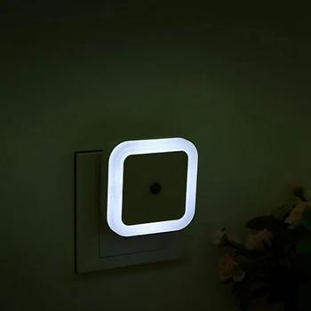 Mini Light Sensor Control Night Light EU/US Plug Auto LED Novelty Square Bedroom Wall Lamp For Baby Gift Romantic Colorful Light
Mini Light Sensor Control Night Light EU/US Plug Auto LED Novelty Square Bedroom Wall Lamp For Baby Gift Romantic Colorful Light