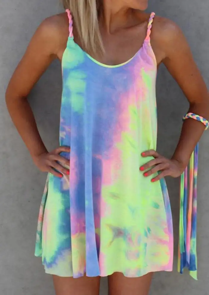 VESSOS Colorful Tie Dye Twist Mini Dress 2019 Summer Dress Sexy Women Rainbow Printed Mini Dress tie Dye Beach Dress vestidos
VESSOS Colorful Tie Dye Twist Mini Dress 2019 Summer Dress Sexy Women Rainbow Printed Mini Dress tie Dye Beach Dress vestidos