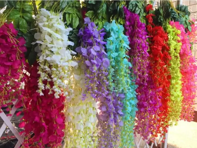 1M/33CM Artificial Silk Hydrangea Wisteria Flower String For Wedding Arch Square Rattan Wall Hanging Basket Wedding Decoration
1M/33CM Artificial Silk Hydrangea Wisteria Flower String For Wedding Arch Square Rattan Wall Hanging Basket Wedding Decoration