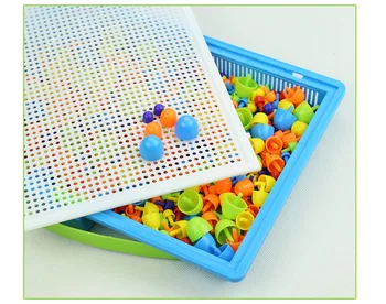 296pcs Creative mushroom nails boys and girls intelligence combination spell board block baby children's educational toys gift
296pcs Creative mushroom nails boys and girls intelligence combination spell board block baby children's educational toys gift