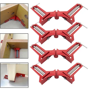 4pcs New Multifunction 90 degree Right Angle Clip Picture Frame Corner Clamp 100MM Mitre Clamps Corner Holder Woodworking tool
4pcs New Multifunction 90 degree Right Angle Clip Picture Frame Corner Clamp 100MM Mitre Clamps Corner Holder Woodworking tool