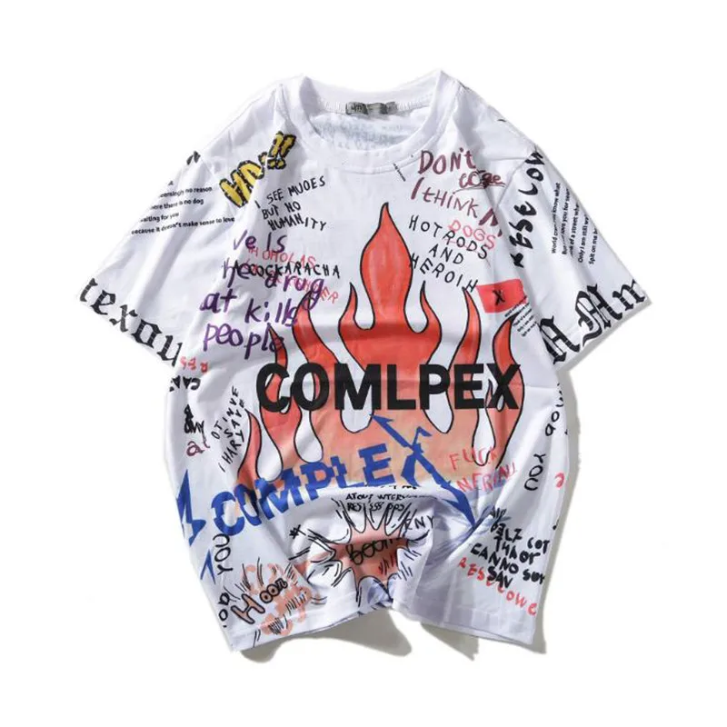 Gothic Graffiti Flame Trasher T Shirts 2019 Mens Funny Skeleton Skull Printed Oversized Tees Hip Hop Casual Tshirts
Gothic Graffiti Flame Trasher T Shirts 2019 Mens Funny Skeleton Skull Printed Oversized Tees Hip Hop Casual Tshirts