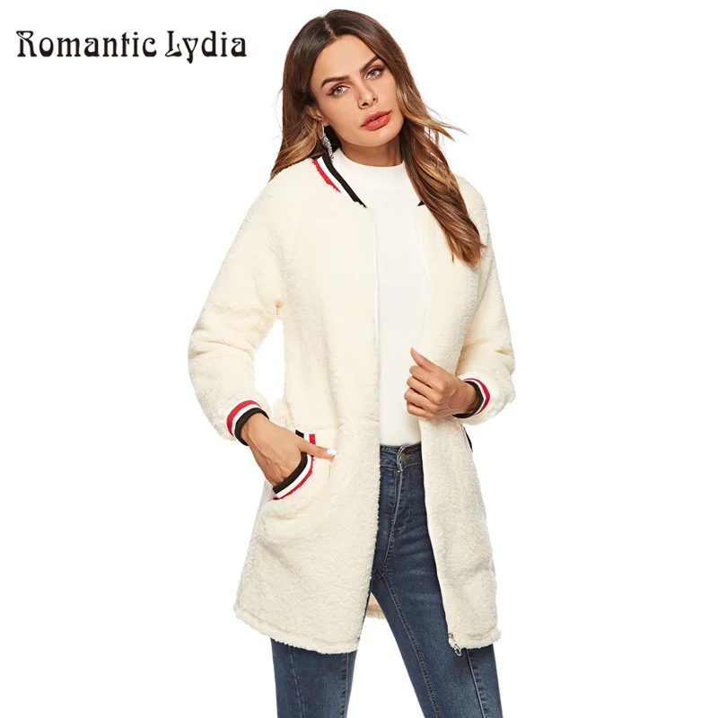 2018 Autumn Women's Wool Coat New Fashion Woolen Coat Slim White Female Winter Zipper Woolen Jackets Female Outwear
2018 Autumn Women's Wool Coat New Fashion Woolen Coat Slim White Female Winter Zipper Woolen Jackets Female Outwear