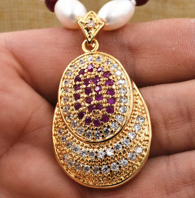 HOT SELL - HOO white akoya cultured pearl garnet necklace crystal pendant plating gold -Top quality free shipping
HOT SELL - HOO white akoya cultured pearl garnet necklace crystal pendant plating gold -Top quality free shipping