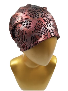 B17823 Newest set python metallic spandex Elastic beanies fashion black rhombus printed girls hats beanies for women
B17823 Newest set python metallic spandex Elastic beanies fashion black rhombus printed girls hats beanies for women