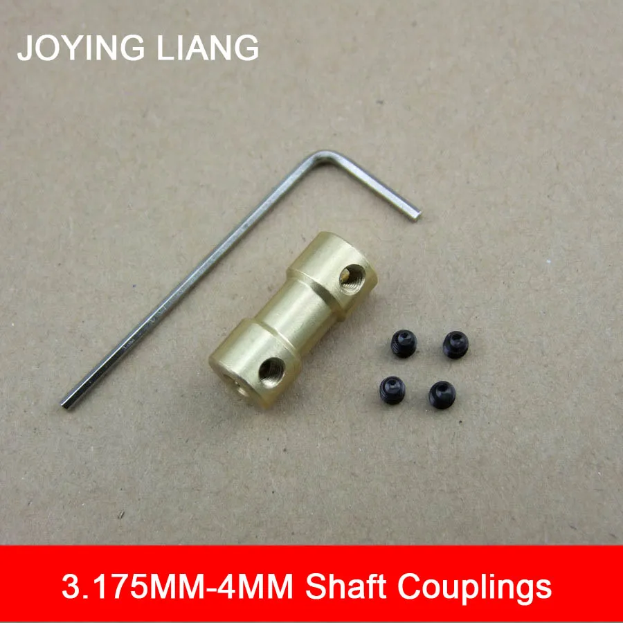 3.175MM-4MM Shaft Coupling Ship Model Motor Fittings of Copper Adapter DIY Model Power Transmission Parts Shaft Couplings
3.175MM-4MM Shaft Coupling Ship Model Motor Fittings of Copper Adapter DIY Model Power Transmission Parts Shaft Couplings