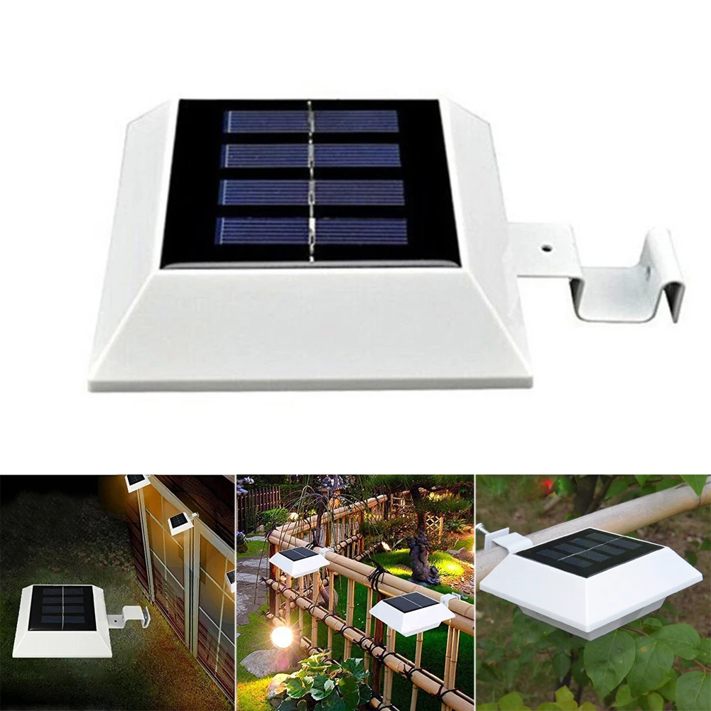TSLEEN 1/2/4pcs IP44 Waterproof Solar Powered White LED Gutter Lights Outdoor Garden Wall Fence Lamp Super Bright Energy Saving
TSLEEN 1/2/4pcs IP44 Waterproof Solar Powered White LED Gutter Lights Outdoor Garden Wall Fence Lamp Super Bright Energy Saving
