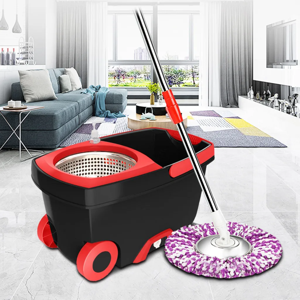 Upgraded Stainless Steel Microfiber 360 Rotating Mop And Bucket Kit Floor Clean metal basket bucket
Upgraded Stainless Steel Microfiber 360 Rotating Mop And Bucket Kit Floor Clean metal basket bucket