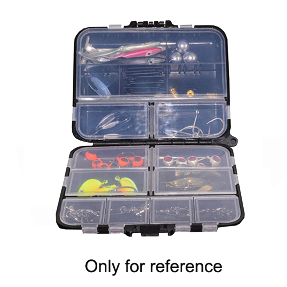 Practical Double Layer Lure Box 12cmX10cmx3.4cm Hard Plastic Fishing Bait Case Fishing Tackle Tool Container
Practical Double Layer Lure Box 12cmX10cmx3.4cm Hard Plastic Fishing Bait Case Fishing Tackle Tool Container
