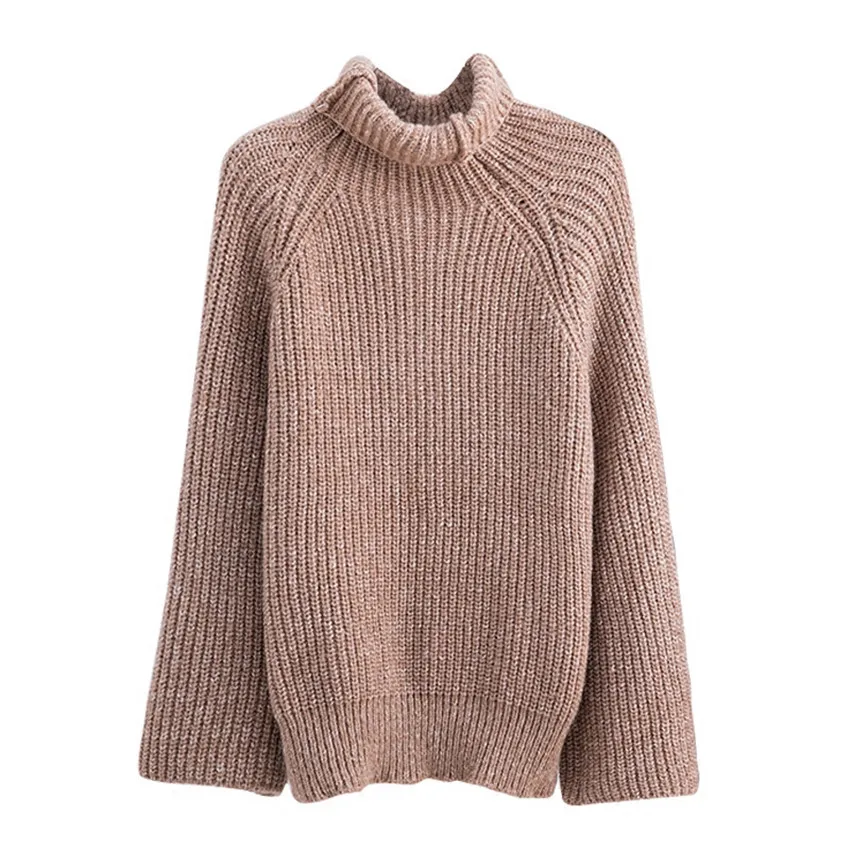 New Autumn Winter Warm Knitted Pullover Sweater Women Knitting Turtleneck Sweater Solid Flare Sleeve Thick Sweaters Lady Mw012
New Autumn Winter Warm Knitted Pullover Sweater Women Knitting Turtleneck Sweater Solid Flare Sleeve Thick Sweaters Lady Mw012