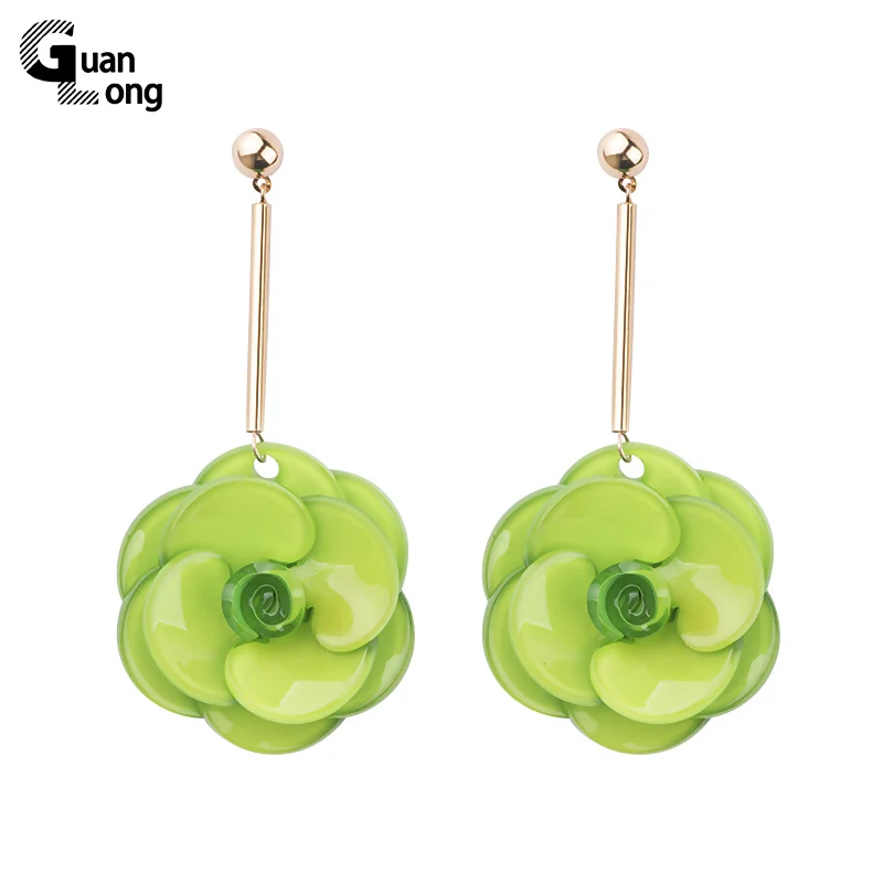 GuanLong Fashion Acrylic Resin Flower Drop Earrings For Women Sweet Brinco Bijoux 4 Colors
GuanLong Fashion Acrylic Resin Flower Drop Earrings For Women Sweet Brinco Bijoux 4 Colors