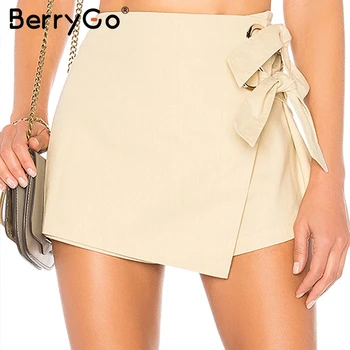 BerryGo High waist wrap bow white skirts Women chic asymmetrical autumn skirts 2018 Casual winter short skirts female bottom
BerryGo High waist wrap bow white skirts Women chic asymmetrical autumn skirts 2018 Casual winter short skirts female bottom
