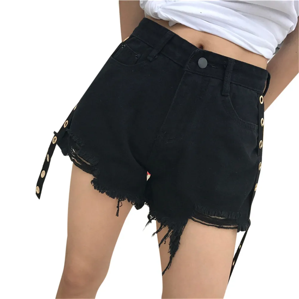JAYCOSIN Women Clothes Shorts Elastic Summer Jeans Female Shorts Fashion High Waist Black Tassel Ripped Hole Denim Shorts 2019
JAYCOSIN Women Clothes Shorts Elastic Summer Jeans Female Shorts Fashion High Waist Black Tassel Ripped Hole Denim Shorts 2019