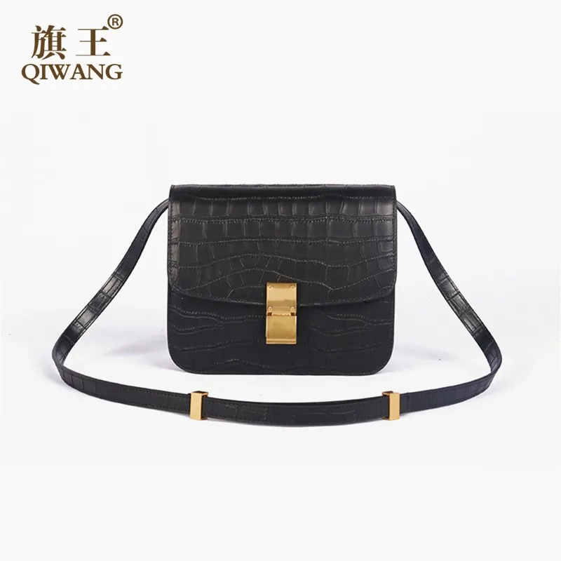 Fashion Flap Bag For Women Luxury Handbags Black Crocodile Women Genuine Leather Shoulder Handbag Ladies Small Crossbody Bags
Fashion Flap Bag For Women Luxury Handbags Black Crocodile Women Genuine Leather Shoulder Handbag Ladies Small Crossbody Bags