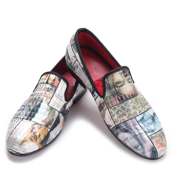 Magazine pattern graffiti Loving Shoes trend to help men's shoes mens dress shoes
Magazine pattern graffiti Loving Shoes trend to help men's shoes mens dress shoes