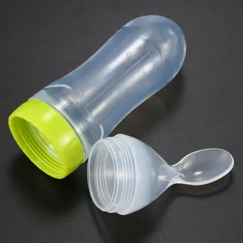 Baby Squeezing Feeding Bottle Silicone Training Rice Spoon Infant Cereal Food Supplement Feeder Safe Tableware Tools
Baby Squeezing Feeding Bottle Silicone Training Rice Spoon Infant Cereal Food Supplement Feeder Safe Tableware Tools