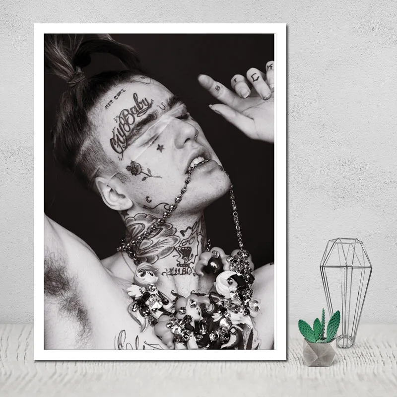 Painting Photo Canvas Poster Lil Peep Living Room Modern Decoration Wall Table Poster Black White Frameless Canvas Art Obrazek
Painting Photo Canvas Poster Lil Peep Living Room Modern Decoration Wall Table Poster Black White Frameless Canvas Art Obrazek
