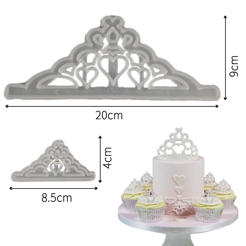 Free shipping high quality 2pcs crown silicone mold chocolate DIY mold sugar craft cake fondant decorating
Free shipping high quality 2pcs crown silicone mold chocolate DIY mold sugar craft cake fondant decorating