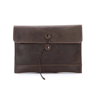 Vintage Crazy Horse leather briefcase Men's Envelope Bag Business Leather Cowhide Men's Bag Clutch Bag Male A4 paper File Pack
Vintage Crazy Horse leather briefcase Men's Envelope Bag Business Leather Cowhide Men's Bag Clutch Bag Male A4 paper File Pack