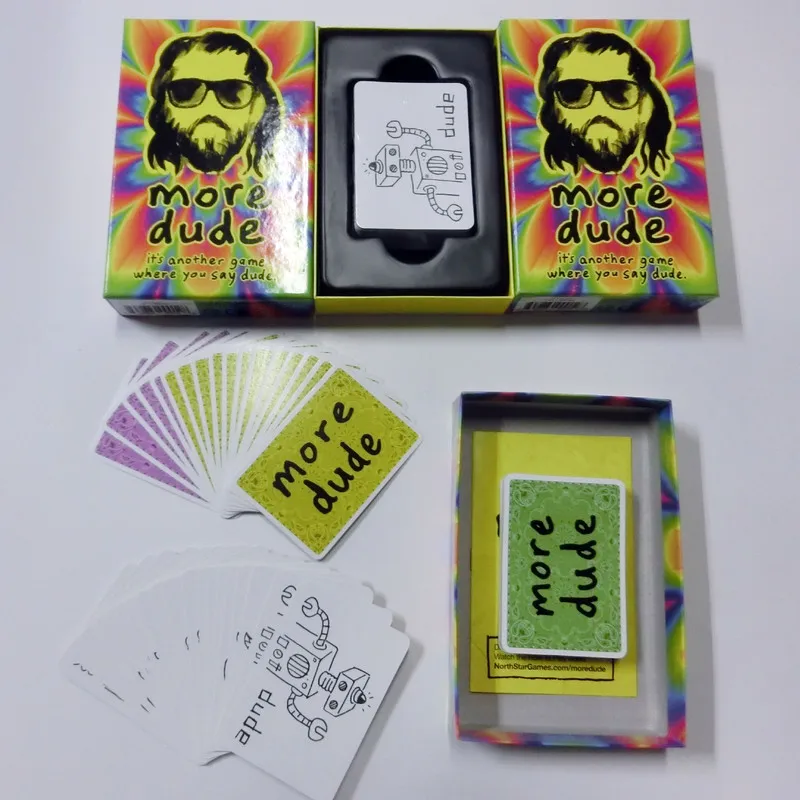 More Dude Embossed Board Game Card Playing Set Card Card Learning Card Parent-child Interaction Children's Educational Toys
More Dude Embossed Board Game Card Playing Set Card Card Learning Card Parent-child Interaction Children's Educational Toys
