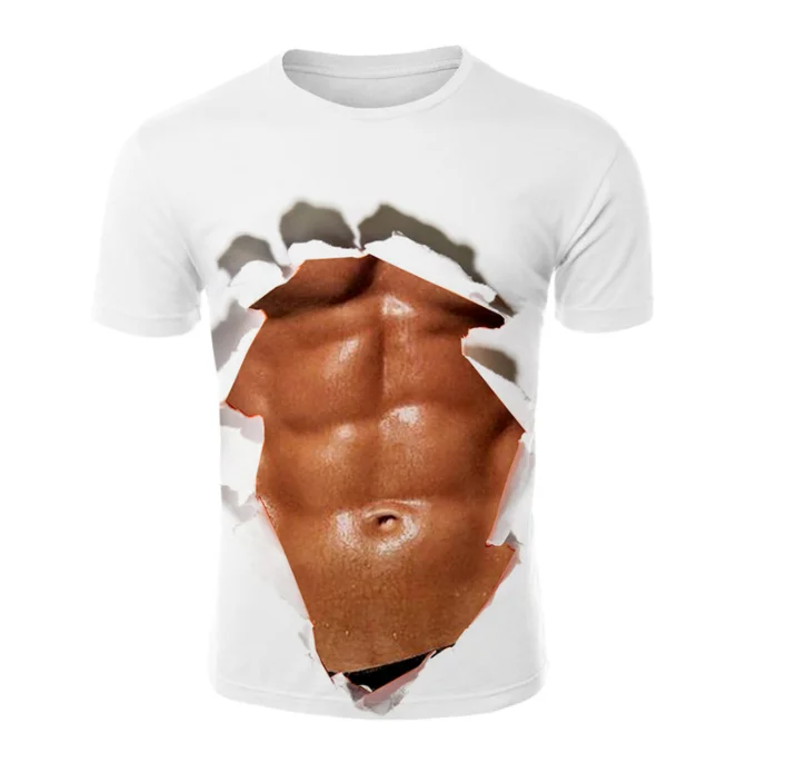 Mens Muscle 3D Printed TShirt 2019 Pullover Short Sleeve Casual T-shirt Special and Cool T Shirt All-match Fashion Sport
Mens Muscle 3D Printed TShirt 2019 Pullover Short Sleeve Casual T-shirt Special and Cool T Shirt All-match Fashion Sport