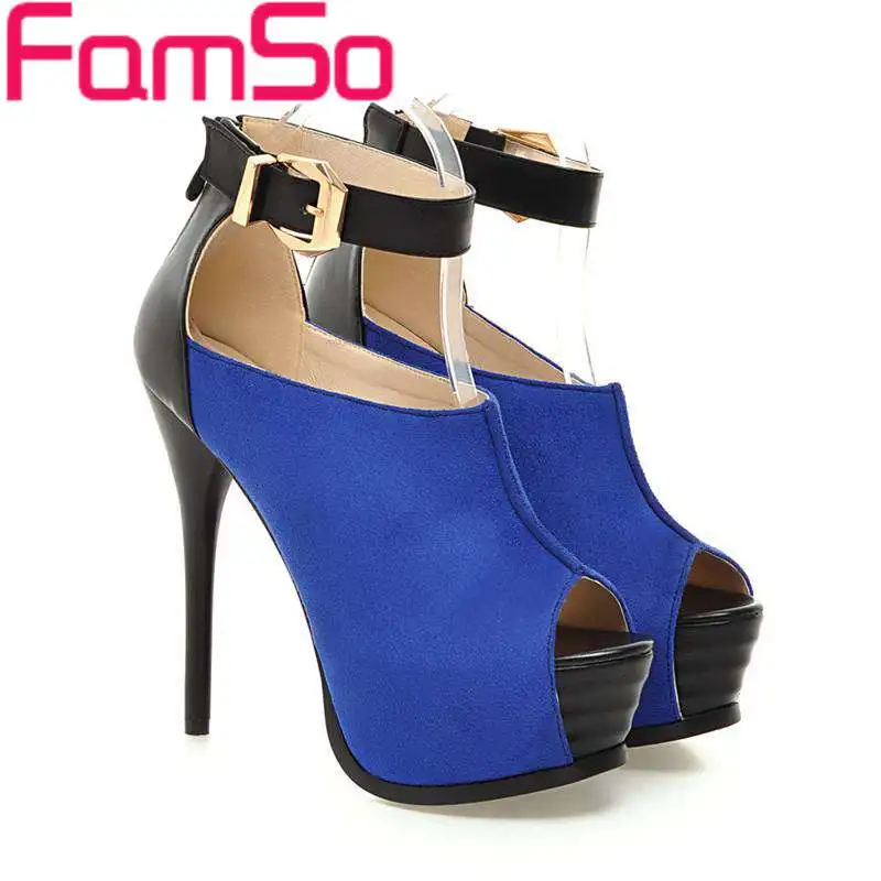FAMSO Size34-43 2017 New Rome Style Women Pumps peep toe high heels Shoes ladies Gladiator Sandals shoes Summer Pumps ZWP1843
FAMSO Size34-43 2017 New Rome Style Women Pumps peep toe high heels Shoes ladies Gladiator Sandals shoes Summer Pumps ZWP1843