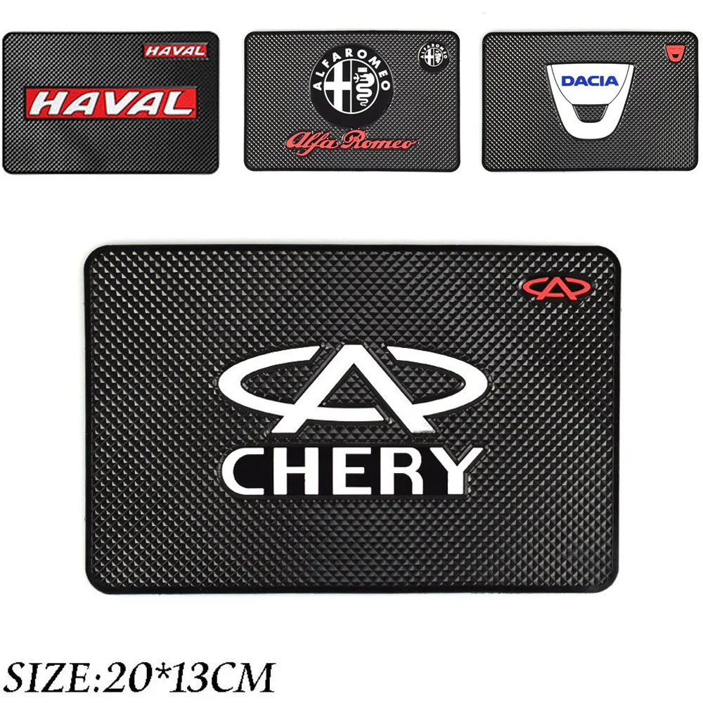 Anti Slip Mat for Mercedes Volkswagen BMW Mini Honda Chevrolet Toyota Jeep Abarth Geely Emblem PVC Dashboard Phone Non Slip Pad
Anti Slip Mat for Mercedes Volkswagen BMW Mini Honda Chevrolet Toyota Jeep Abarth Geely Emblem PVC Dashboard Phone Non Slip Pad