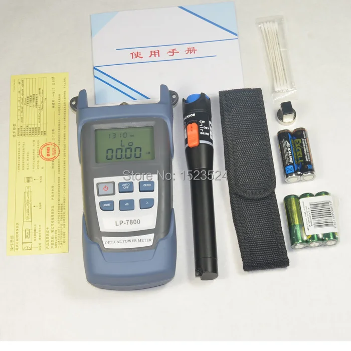 10mW Visual Fault Locator Fiber Optic Cable Tester and Optical Fiber Power Meter (-70dBm~+3dBm) Fiber Optic Power
10mW Visual Fault Locator Fiber Optic Cable Tester and Optical Fiber Power Meter (-70dBm~+3dBm) Fiber Optic Power