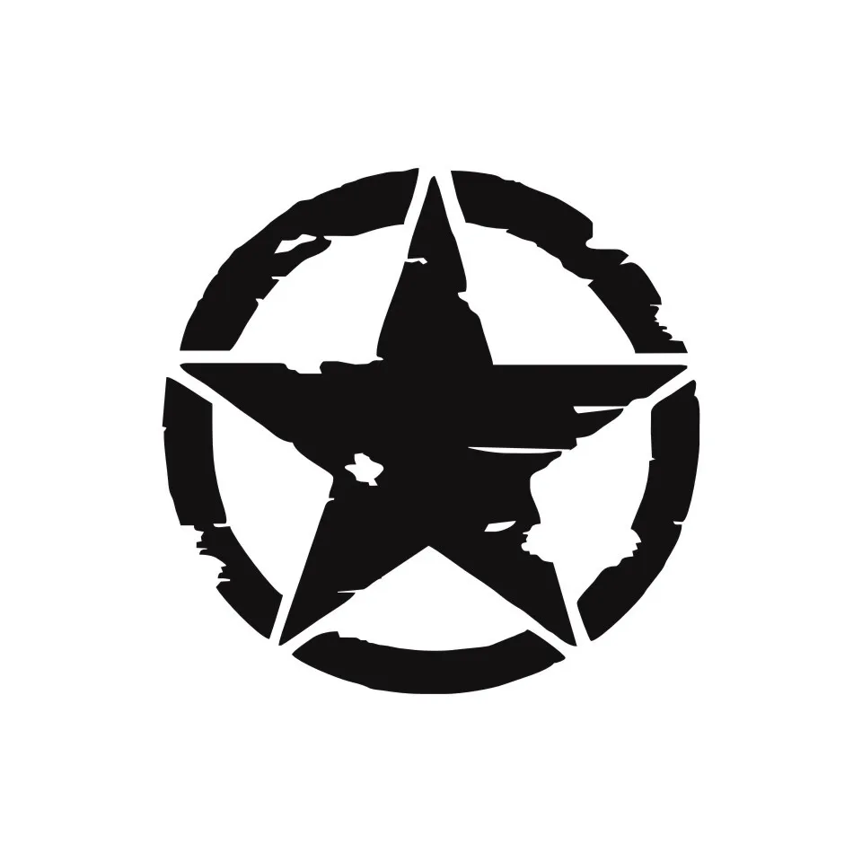 Cunymagos ARMY Stars Graphic Decals Motorcycle Car Stickers Vinyl Auto-style 15cm 15cm (1)