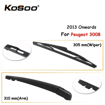 KOSOO Auto Rear Car Wiper Blade For Peugeot 3008,305mm 2013 Onwards Rear Window Windshield Wiper Blades Arm,Car Accessories
KOSOO Auto Rear Car Wiper Blade For Peugeot 3008,305mm 2013 Onwards Rear Window Windshield Wiper Blades Arm,Car Accessories