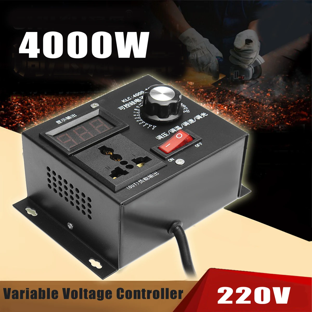 Motor Speed Controller Voltage Regulator 2000W 25A LED Dimmers Motor Voltage Control Regulator Motor Speed Regulation AC 50-220V
Motor Speed Controller Voltage Regulator 2000W 25A LED Dimmers Motor Voltage Control Regulator Motor Speed Regulation AC 50-220V