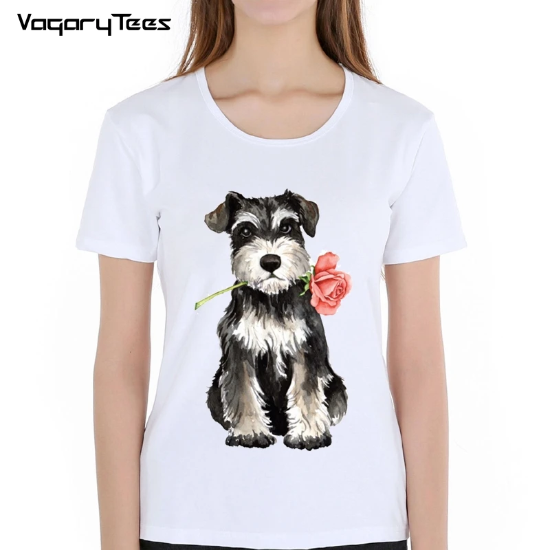 Valentine Rose maiden T-Shirt Summer Hipster women t-shirt funny Rose Mini Schnauzer&Puli design sweet Tops casual ladies Tee
Valentine Rose maiden T-Shirt Summer Hipster women t-shirt funny Rose Mini Schnauzer&Puli design sweet Tops casual ladies Tee