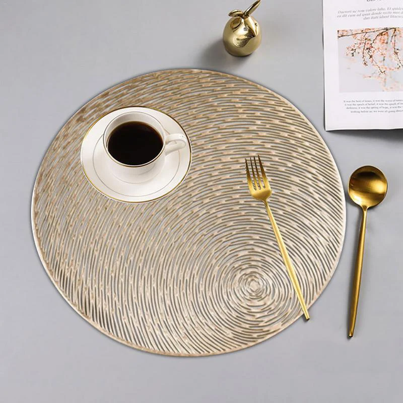 Round PVC Place Mat Heat Resistant Wear Resistant Antiskid Washable Table Doormat For Holiday Decoration
Round PVC Place Mat Heat Resistant Wear Resistant Antiskid Washable Table Doormat For Holiday Decoration