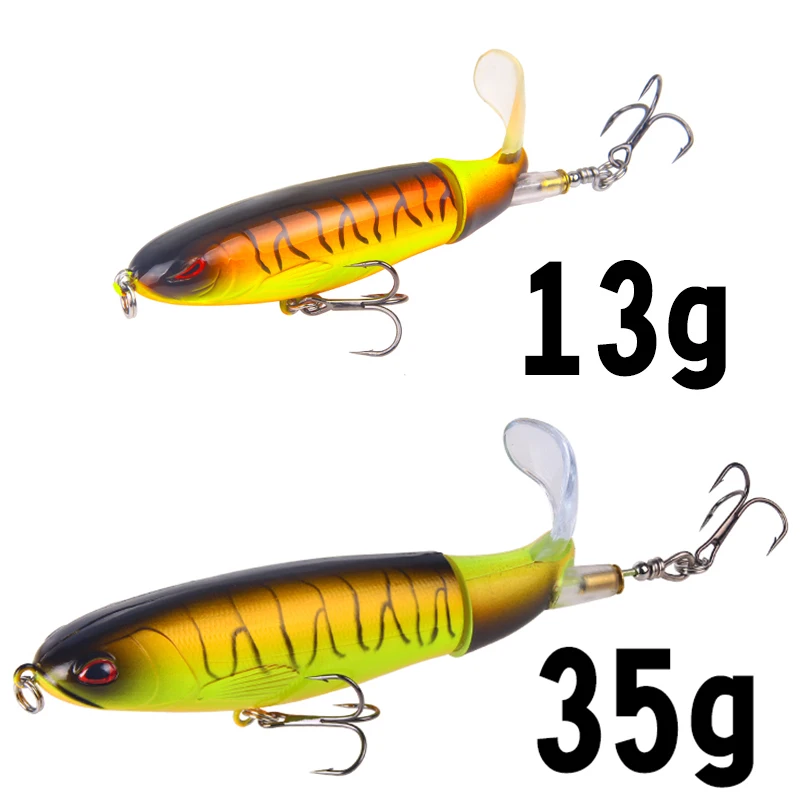 Gorgons Fishing Tackle Soft Rotating Tail Topwater Whopper Popper Pencil Fishing Lure Whopper Plopper Artificial Bait
Gorgons Fishing Tackle Soft Rotating Tail Topwater Whopper Popper Pencil Fishing Lure Whopper Plopper Artificial Bait