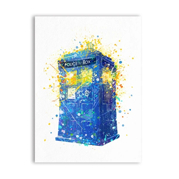 Doctor-Who-Quote-Canvas-Art-Print-and-Poster-Tardis-Doctor-Who-Art-Poster-Canvas-Painting-Wall (3)