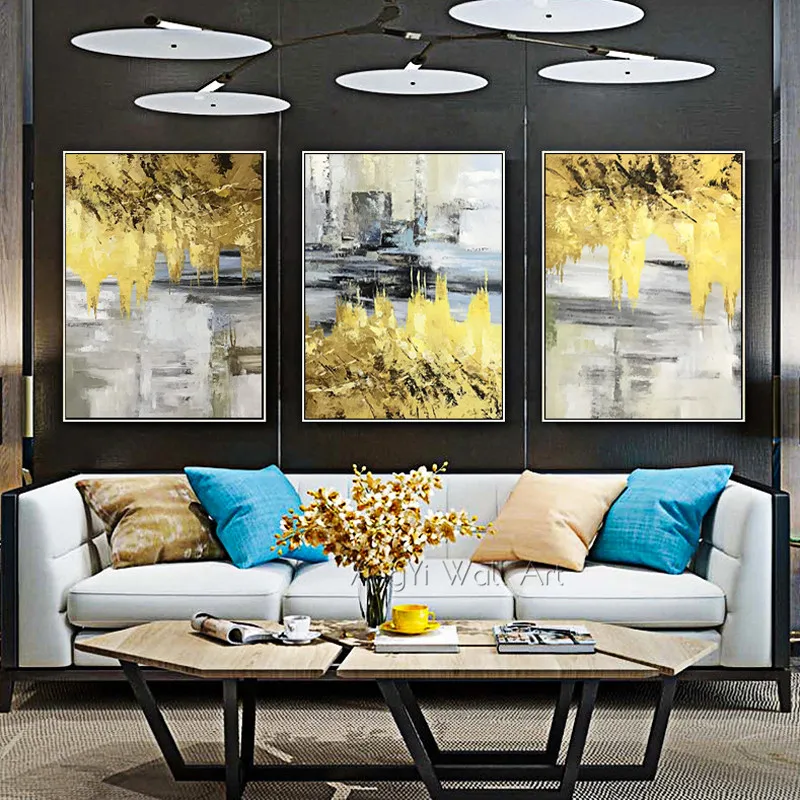 Gold art Abstract canvas paintingwall art pictures for living room home hallway wall decor gold acrylic texture quadros decor
Gold art Abstract canvas paintingwall art pictures for living room home hallway wall decor gold acrylic texture quadros decor
