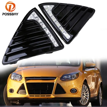 POSSBAY Front Bumper Grills Driving Light for Ford Focus Sedan/Hatchback/Turnier(DYB) 2011-2014 Pre-facelift LED Daylights DRL
POSSBAY Front Bumper Grills Driving Light for Ford Focus Sedan/Hatchback/Turnier(DYB) 2011-2014 Pre-facelift LED Daylights DRL