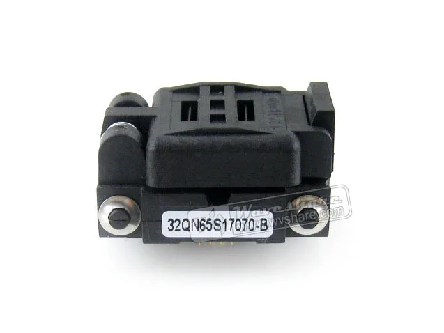 module 32QN65S17070 Plastronics IC Test Socket 0.65mm Pitch QFN32 MLP32 MLF32 package